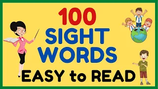 EASY TO READ SIGHT WORDS  FOR CHILDREN  --