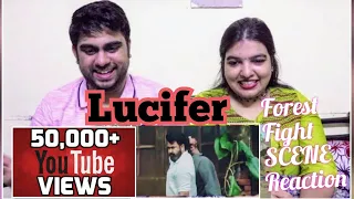 Lucifer movie forest fight scene reaction | Kadavule pole | Tamil Lalettan fans