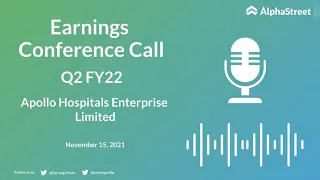 Apollo Hospitals Enterprise Limited Q2 FY22 Earnings Call