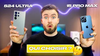 iPhone 15 pro MAX vs S24 Ultra: LE DUEL !