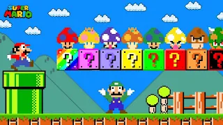 Super Mario Bros. but there are MORE Custom Flower All Characters! | Ks Mario