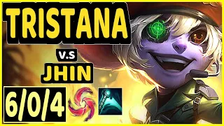 EVANRL (TRISTANA) vs JHIN - 6/0/4 KDA BOTTOM ADC CHALLENGER GAMEPLAY - NA