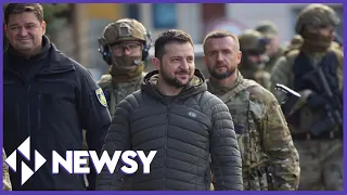 Zelenskyy Visits Kherson Days After Liberation From Russian Occupation