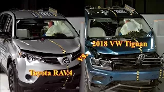 U.S Crash Safety Tests: 2018 VW Tiguan vs. Toyota RAV4