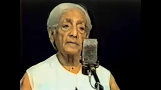 Джидду Кришнамурти:  Чувство нерушимой свободы (Беседа 4/4, Индия, Бомбей, 12/02/1984)