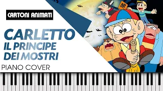 Carletto il principe dei mostri SIGLA INIZIALE +SIGLA FINALE 🎼🎹🎶 cartoni animati alla tastiera