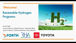 Renewable Hydrogen Programs