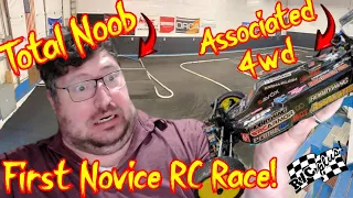 Total Noob races RC car for the first time?! Reacting to my first race from 1 year ago at R/C Plus!