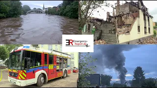 [UNGLAUBLICHE SZENEN NACH UNWETTER!] - Innenstadt von Leichlingen überflutet - Tödlicher Hausbrand -