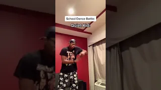 Quiet kid at school dance battle