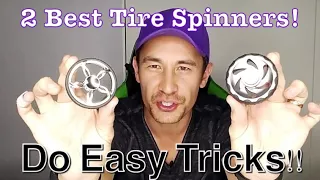 2 Best Tire Wheel Fidget Hand Spinners w/ Tricks! + 4 Giveaways Announced!