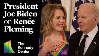 President Joe Biden on Renée Fleming - 46th Kennedy Center Honors White House Reception (2023)