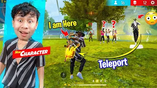 New Teleport Character Santino Only Challenge in Solo Vs Squad 😲 Free Fire Max