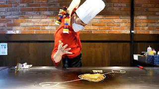 Acrobatic Cooking Skills, Teppanyaki Lobster and Steak Master