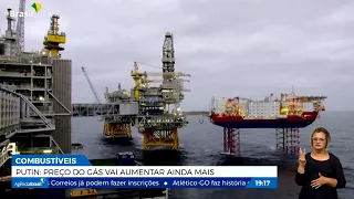Putin: preço do gás vai aumentar ainda mais