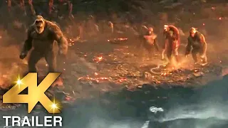 GODZILLA X KONG THE NEW EMPIRE "Kong Meets Skar King" Trailer (4K ULTRA  HD) 2024