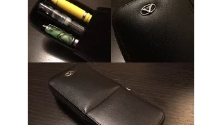 Visconti "Dream Touch Leather" 3 pen case review