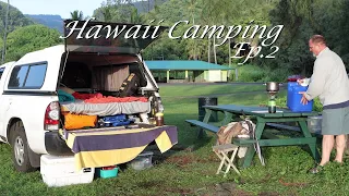 Camping Hawaii Adventure Ep. 2 - Truck Camping Big Island Hawaii