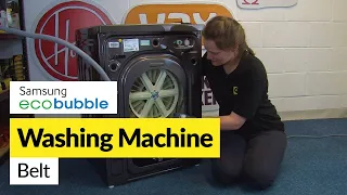 How to Replace the Belt on a Samsung ecobubble Washing Machine