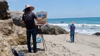 FOCUS ON SHAPES plein air OIL PAINTING with Ariah