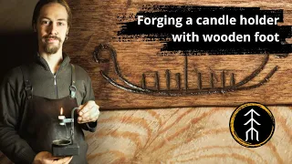 Blacksmithing ASMR: Forging a late medieval Candle Holder