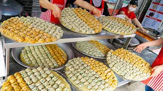 8000 pieces sold per day!! A great master of dumpling known for being delicious / Korean street food