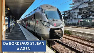 [Cab Ride] [4K] De Bordeaux-St-Jean à Agen en cabine de la Z56347