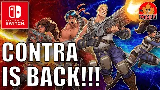 Contra Operation Galuga on Nintendo Switch Gets A New Trailer | Everything You Need To Know!