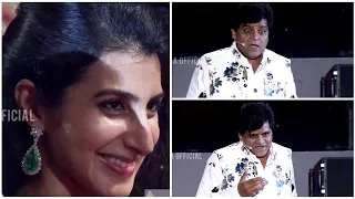 Nara Brahmani Enjoys Ali's Imitation Of Her Father Balakrishna And Father-In-Law Chandrababu Naidu