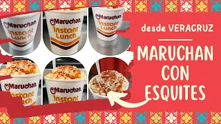 Cómo se hace … #maruchan con #esquites