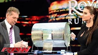 The McMahon family reveals the No. 1 entrant in the 2016 Royal Rumble Match: Raw, January 18, 2016