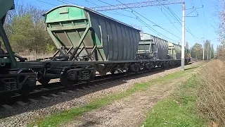 ЧМЭ3- 6706 с хопрами. 10 ноября 2023 г.