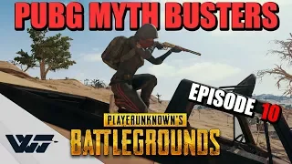 PUBG MYTH BUSTERS #10: Survive a grenade while standing next to it, Ride a vehicle while standing