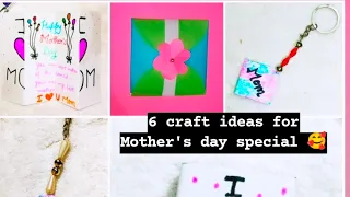 6 craft ideas for mother's day special 🥰||How to make handmade craft for paper || #viral #ytshorts