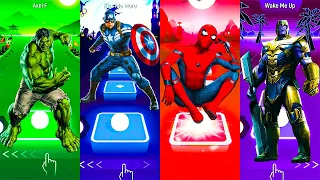 Telis Hop EDM & Phonk Rush - Hulk vs Captain America vs Spider-Man vs Tanos