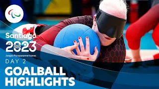 Goalball - Day 2 Highlights | Santiago 2023 Parapan American Games