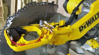 Install XPS LED Shadow Line Light on DeWalt DWS779 miter saw.