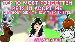 EVERYONE FORGOT THESE PETS IN ADOPT ME 2024!🥺😿TOP 10 MOST FORGOTTEN PETS IN ADOPT ME!!😱✨ #adoptme