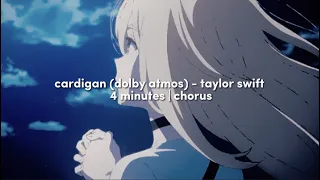 taylor swift - cardigan (dolby atmos) but only the heaven parts