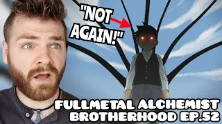 EVERYONE IS FIGHTING??!! | FULLMETAL ALCHEMIST BROTHERHOOD EPISODE 52 | New Anime Fan! | REACTION