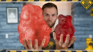 How Big Does a Freeze Dried 1 lb. Gummy Bear Get?