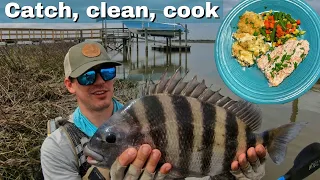 Sheepshead Catch, Clean, Cook With Family Recipe