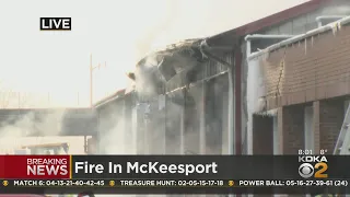 Fire Affects McKeesport Public Works Department This Morning