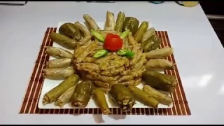 المحشي علي طريقتي بكل تفاصيلة 😉والطعم حكااااااية  😋😋بطريقة ولاأسهل من كده  👍💪من مطبخي فاطمة أبو