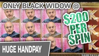 😱 $200 PER SPIN on ONLY Black Widow Slots = $44,000+ Won! 🕷 Only RAJA Brings Action This Big!