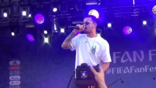 Миша Марвин(#FIFAFanFest,Воробьёвые Горы,26.6.18)