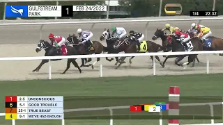 Gulfstream Park Carrera 1 - 24 de Febrero 2022