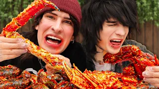 HUGE SEAFOOD BOIL MUKBANG