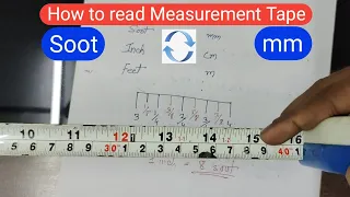 How to read a tape measure | How to read Measurement tape | Engineering Tactics