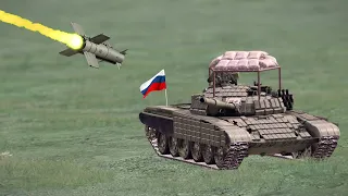 MASSACRE: Ukranian simple anti-tank gun destroyed an expensive Russian tank in a few seconds